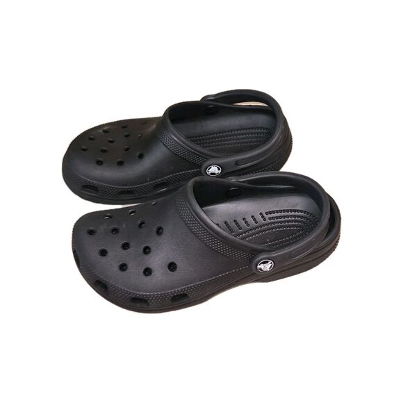 Crocs Classic Clogs Black Men Slip On Water Shoes Men\'s 4 / Women\'s 6